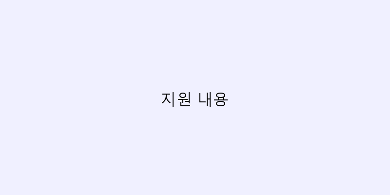 
  지원 내용
 이미지