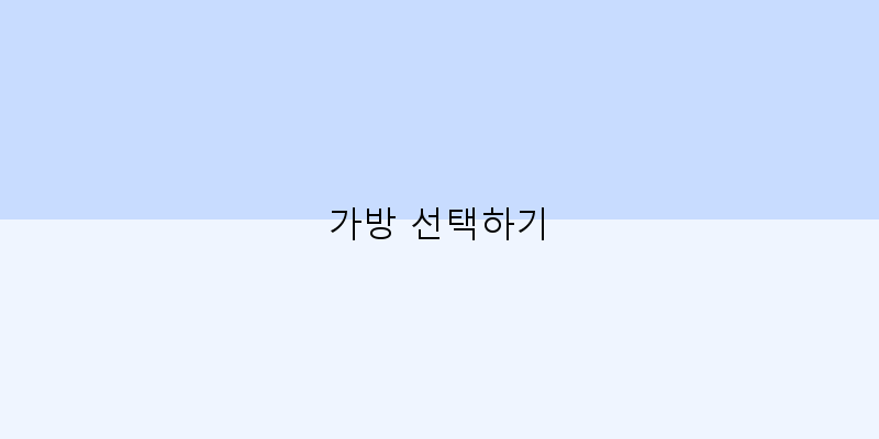 
  가방 선택하기
 이미지
