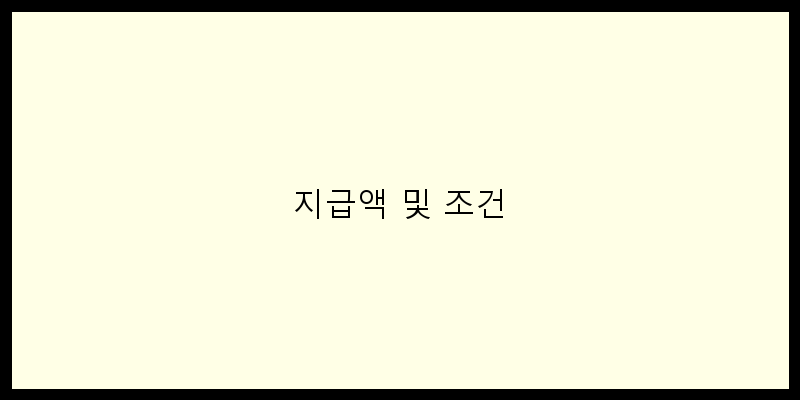 
  지급액 및 조건
 이미지