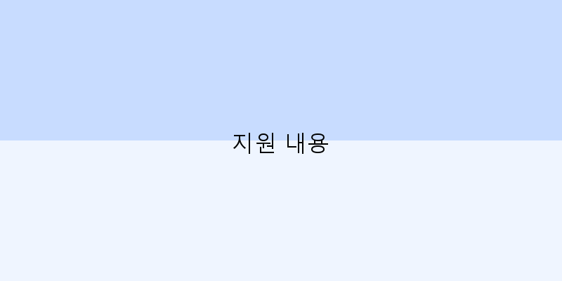 
  지원 내용
   이미지