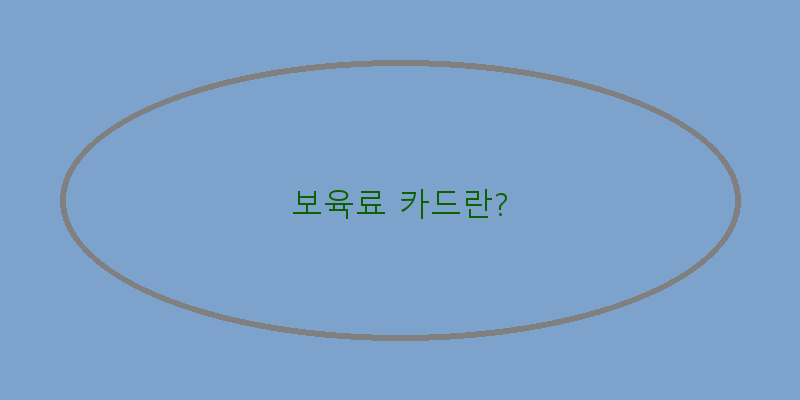 
  보육료 카드란?
 이미지
