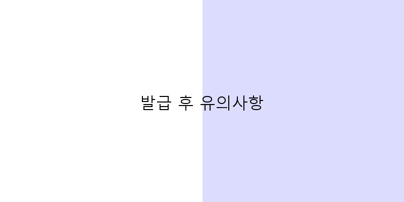 
  발급 후 유의사항
 이미지