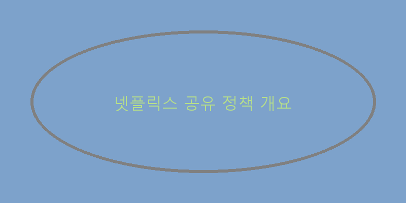 
  넷플릭스 공유 정책 개요
 이미지