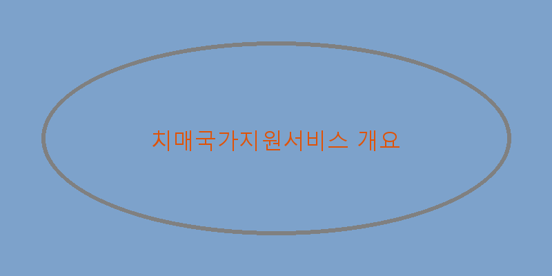 
  치매국가지원서비스 개요
 이미지