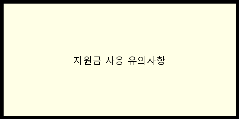 
  지원금 사용 유의사항
 이미지