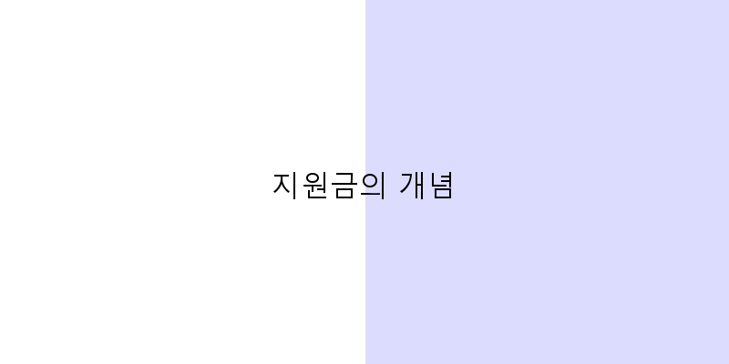 
  지원금의 개념
 이미지