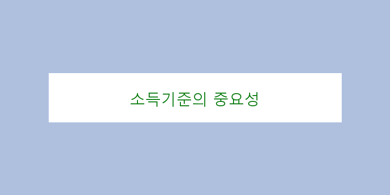 
  소득기준의 중요성
 이미지