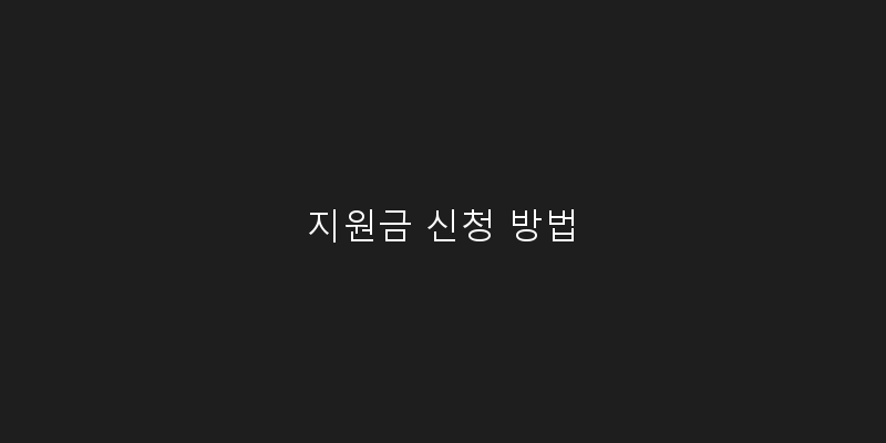 
  지원금 신청 방법
 이미지