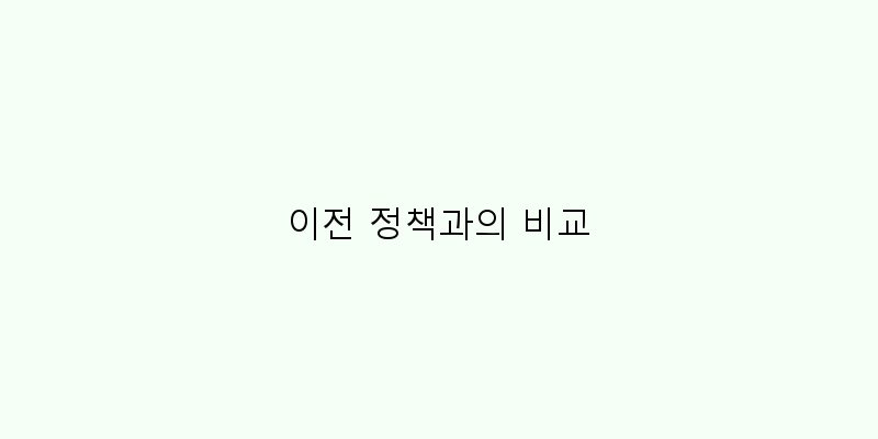 
  이전 정책과의 비교
 이미지